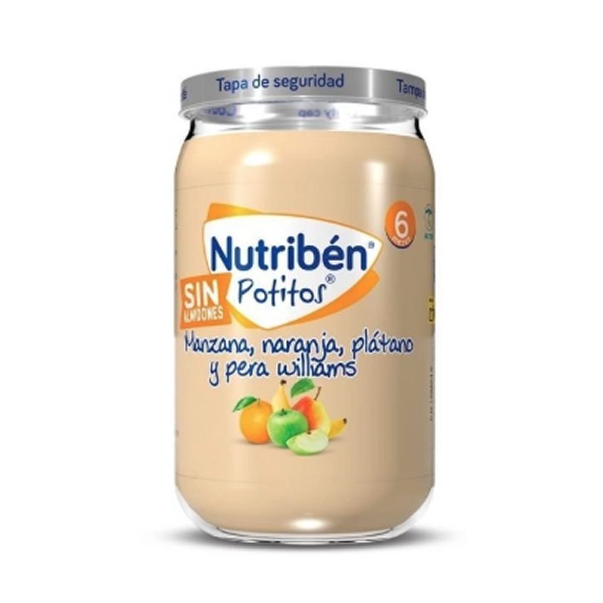 Nutribén Pot Pomme, Orange, Banane Et Poire Williams 235 G