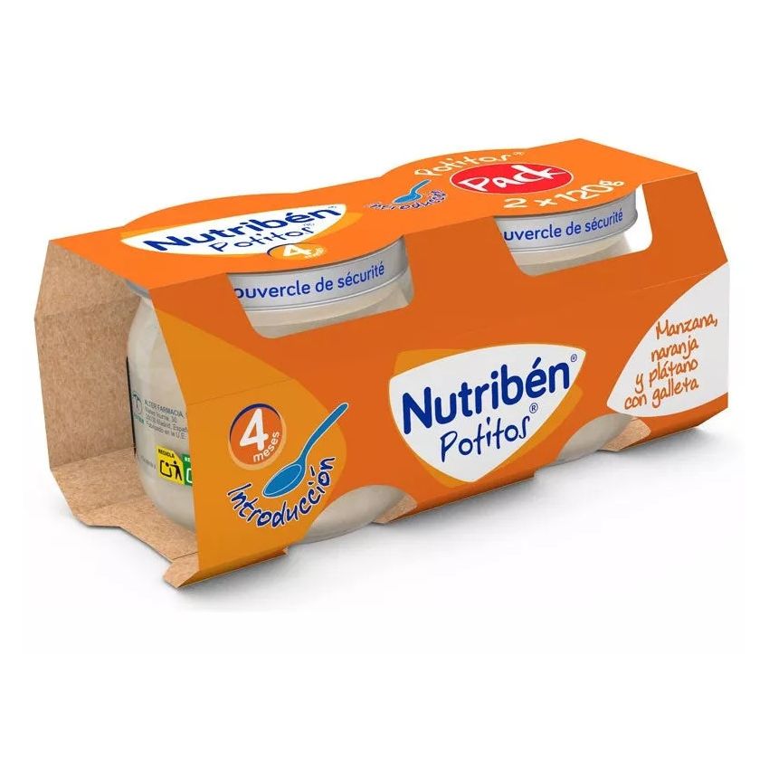 Nutrtiben Potito Pomme Et Poire 2 X 120G