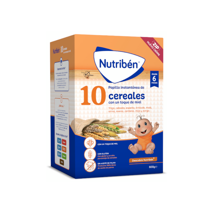 Nutribén 10 Céréales Au Miel 1 Sachet 600 G
