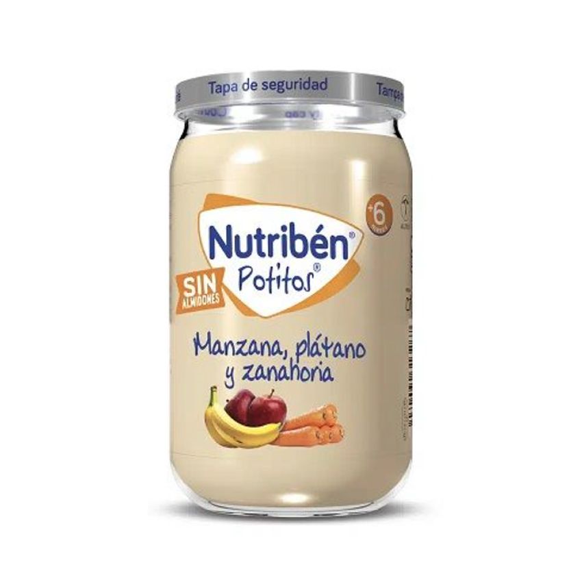 Nutribén Pot Pomme, Banane Et Carotte 235 G