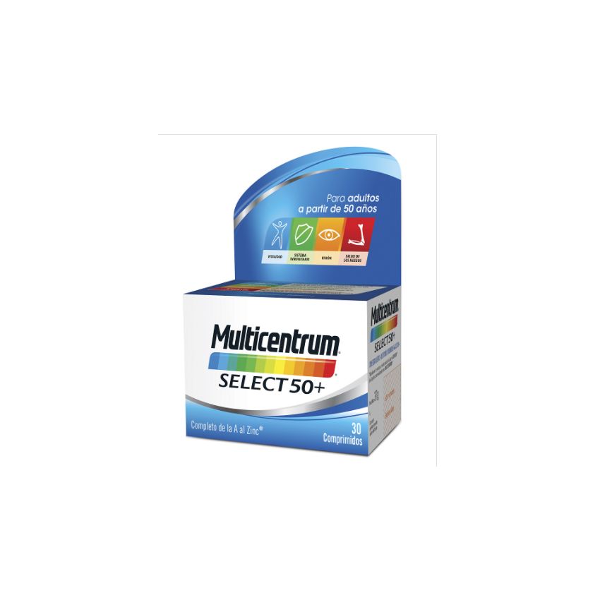 Multicentrum Select 50+ 30 Comprimés