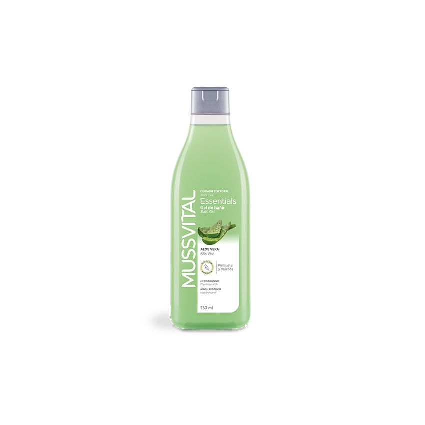 Mussvital Essentials Gel Douche Aloe Vera 750Ml