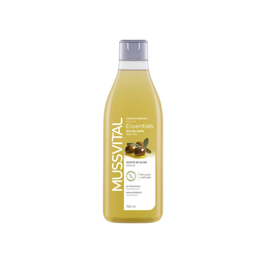 Mussvital Essentials Olive Oil Gel De Douche 750Ml