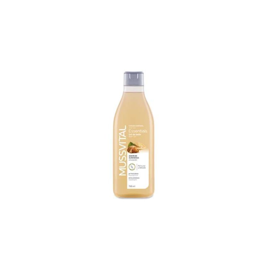 Mussvital Essentials Huile D'Amande Gel Douche 750Ml