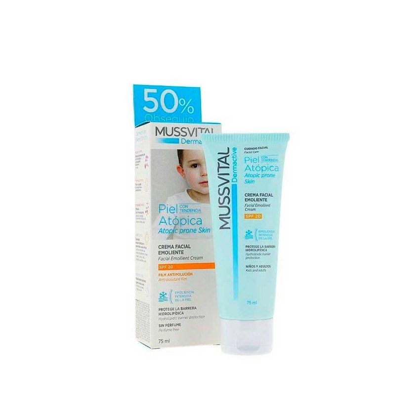 Mussvital Atopic Facial Cream 75Ml