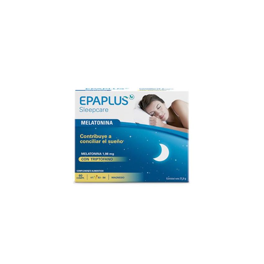 Epaplus Sleepcare Melatonina Y Triptófano 60 Cápsulas