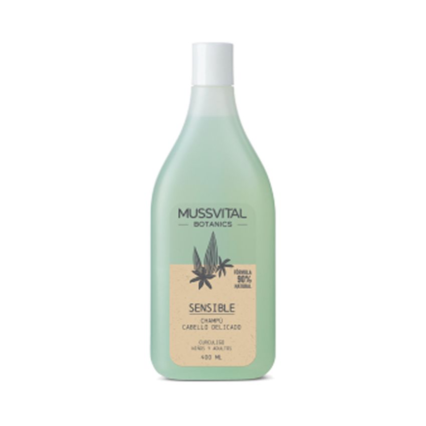 Mussvital Botanics Shampooing Sensible Cheveux Délicats 400 Ml