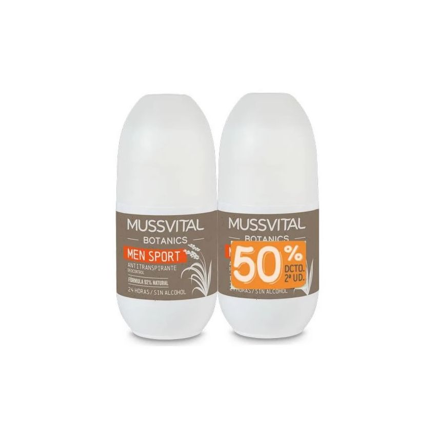 Mussvital Botanics Deo Men Sport 2X75Ml