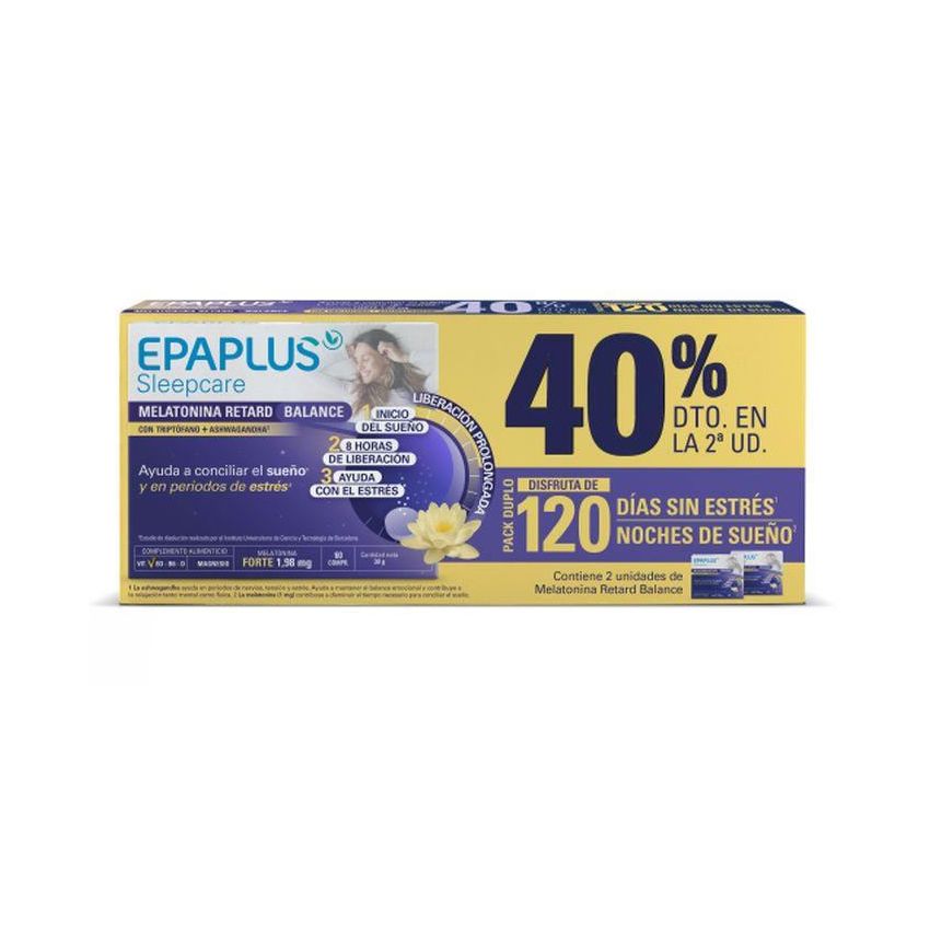 Epaplus Sleep Melatonina Retard Balance 2X60 Capsule