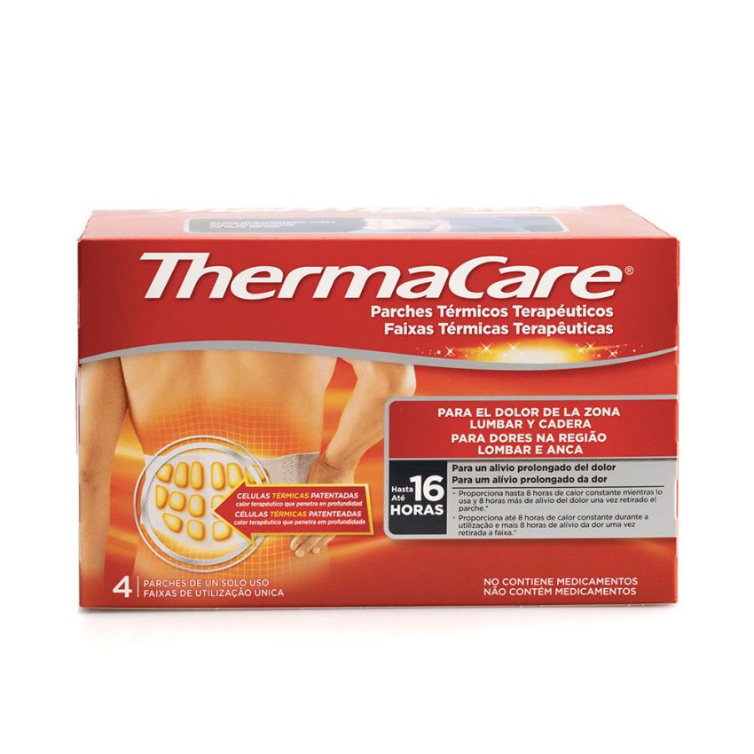 Patchs Thermiques Hanches Lombaires Thermacare - 4 U