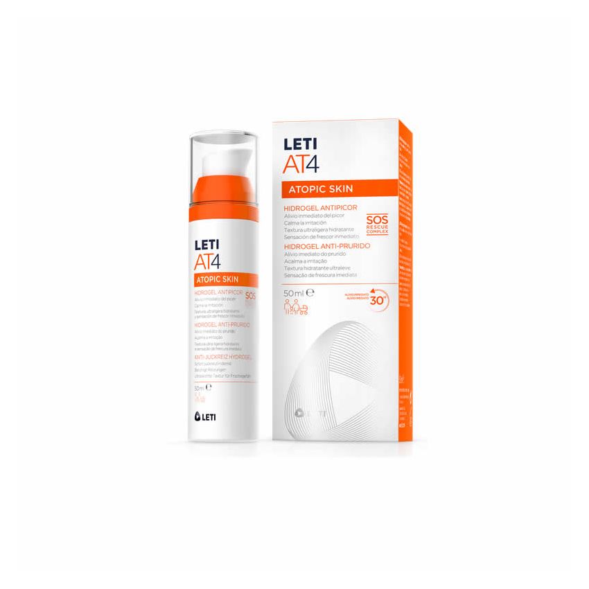Leti At-4 Hydrogel Anti-Démangeaisons 50Ml