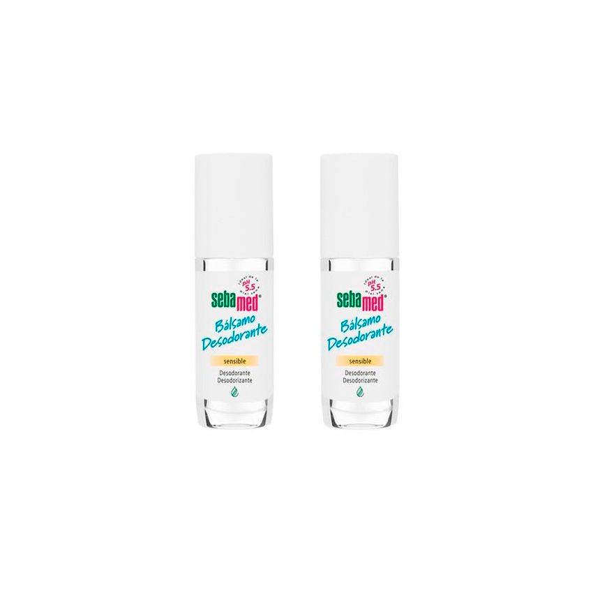 Sebamed Deo Roll-On Baume Déodorant 2X50Ml
