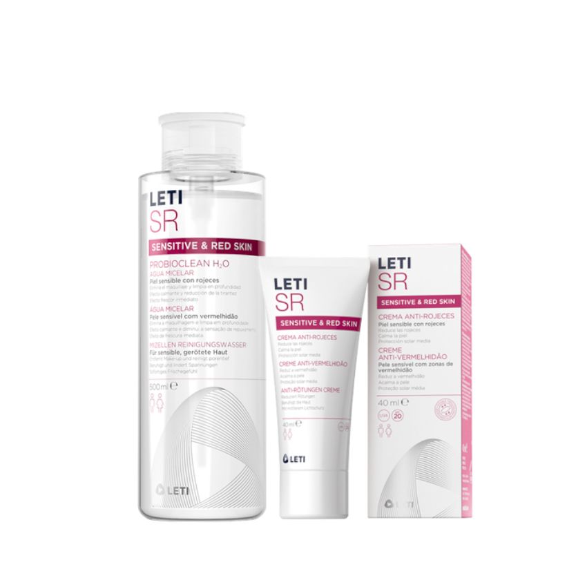 Leti Sr Crème Anti-Rougeurs 40Ml Coffret 2 Piéces