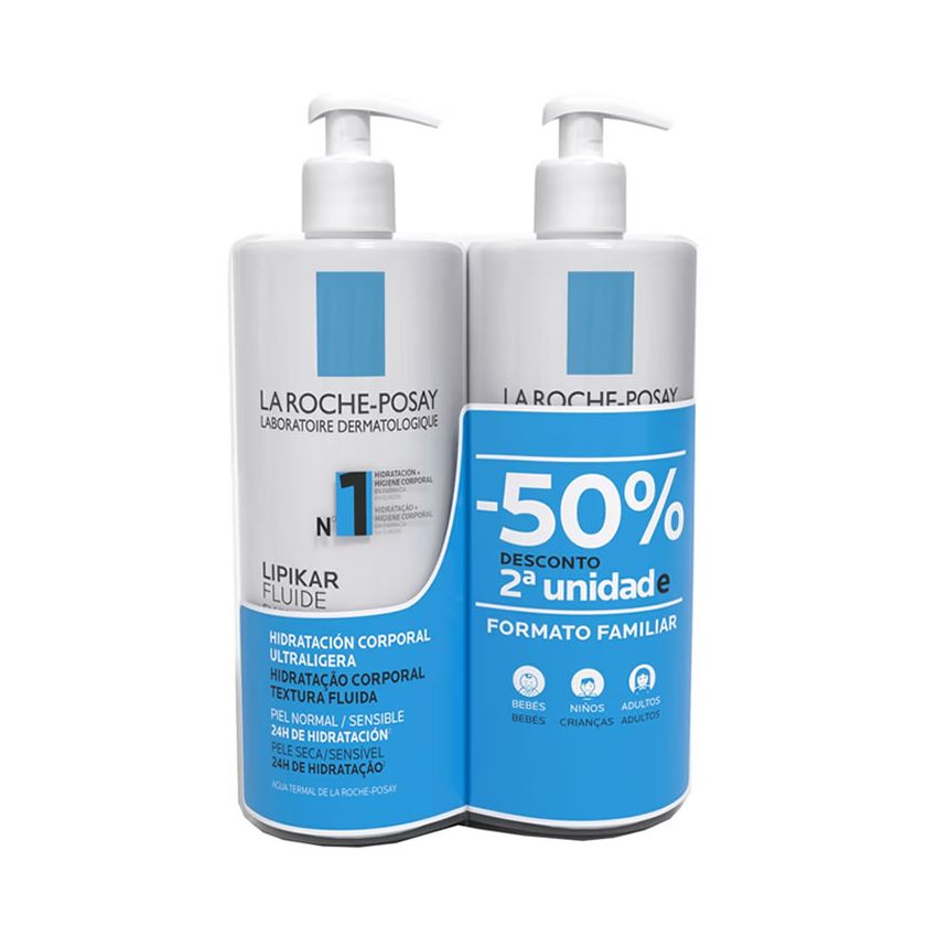 La Roche Posay Lipikar Fluide 2X750Ml