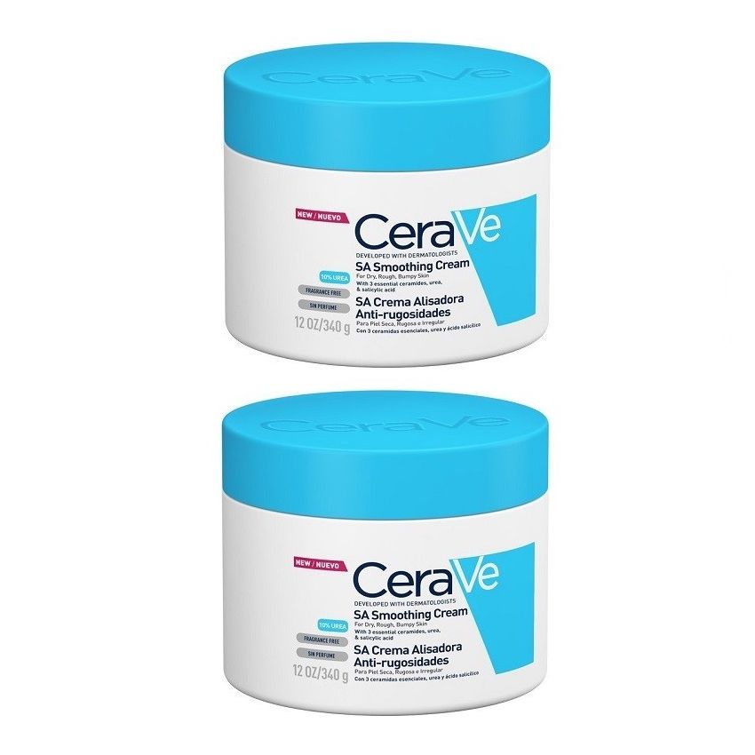 Cerave Sa Crème Lissante Anti Rugosité 2X340G