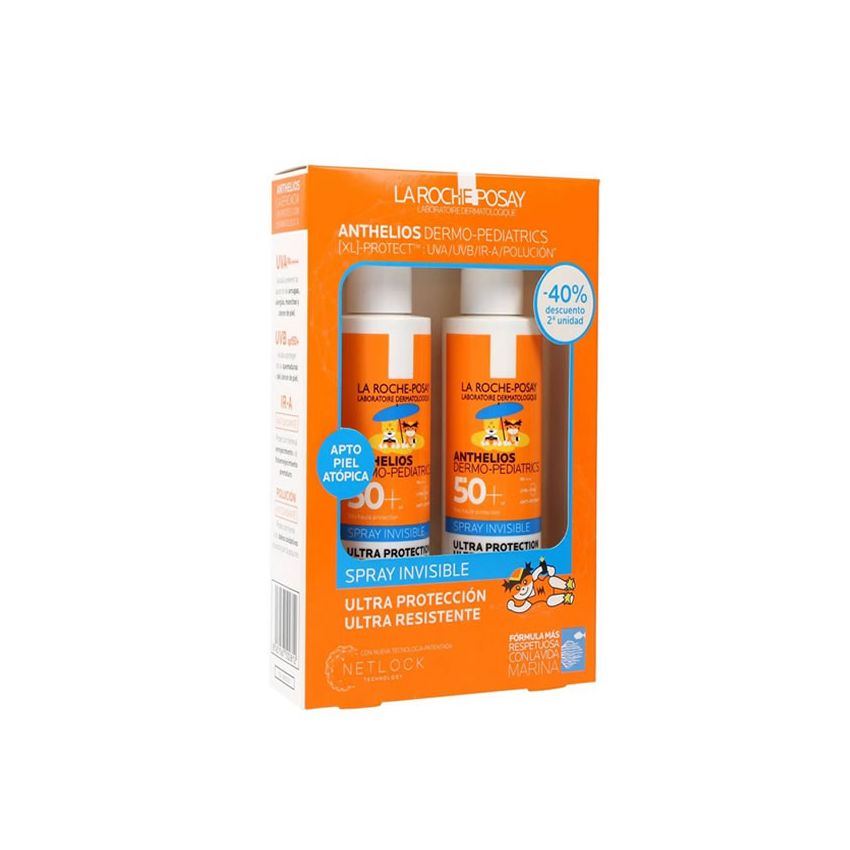 La Roche Posay Anthelios Dermo Pédiatrie Spray Spf50+ 2X200Ml