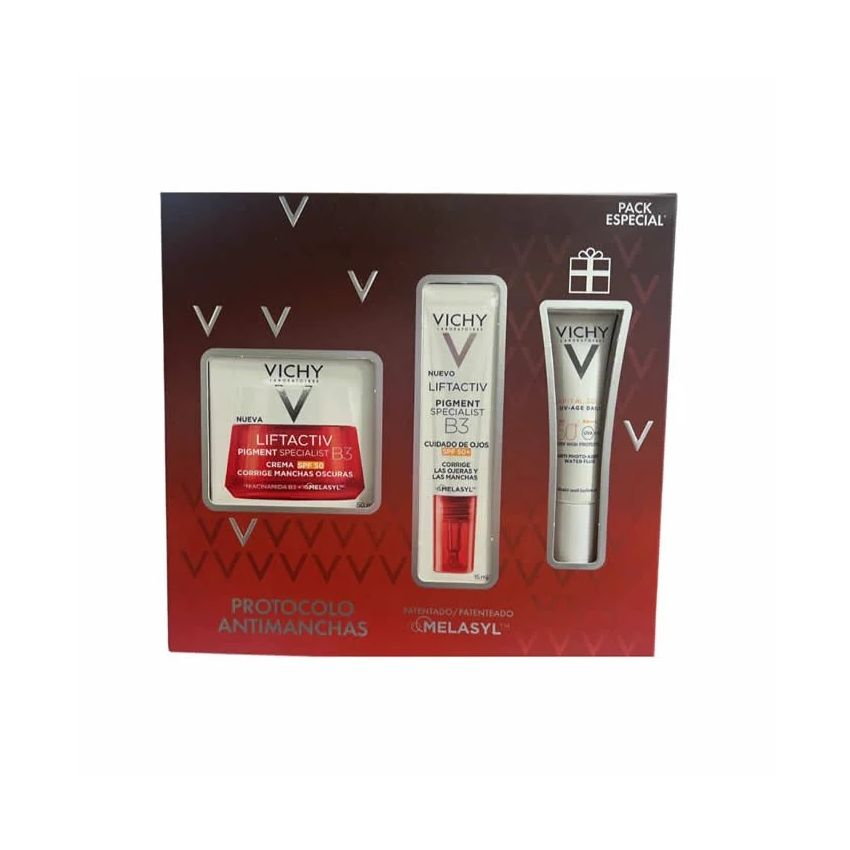 Vichy Liftactiv Pigment Specialist B3 Spf50 Cream 50Ml Coffret 3 Produits