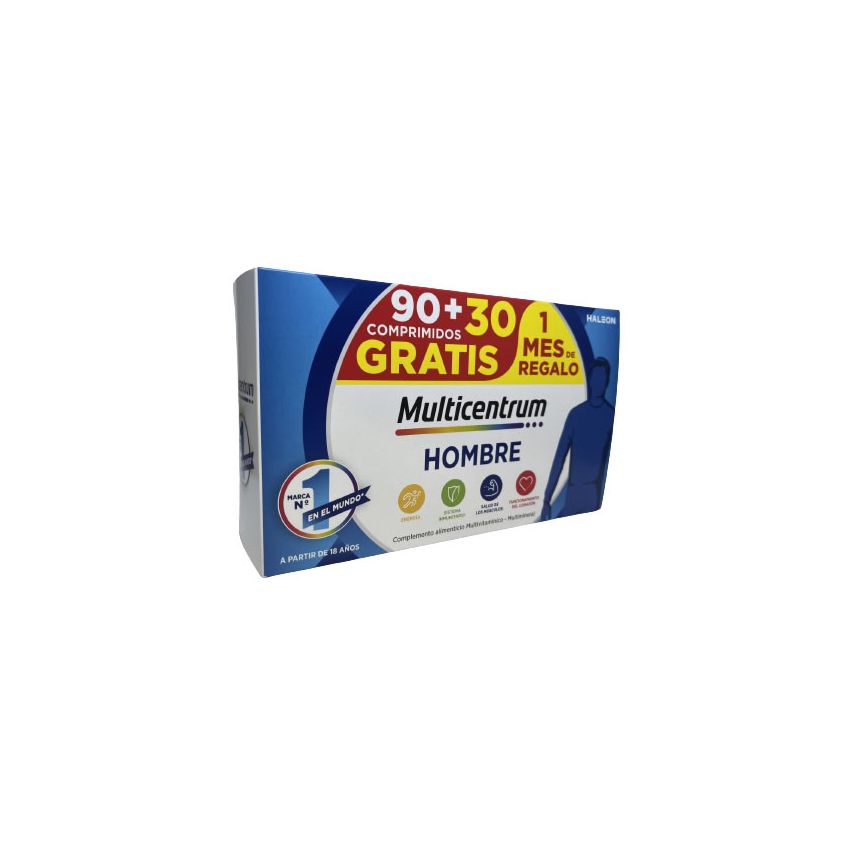 Multicentrum Vitamines Pour Hommes 90+30 Comprimés