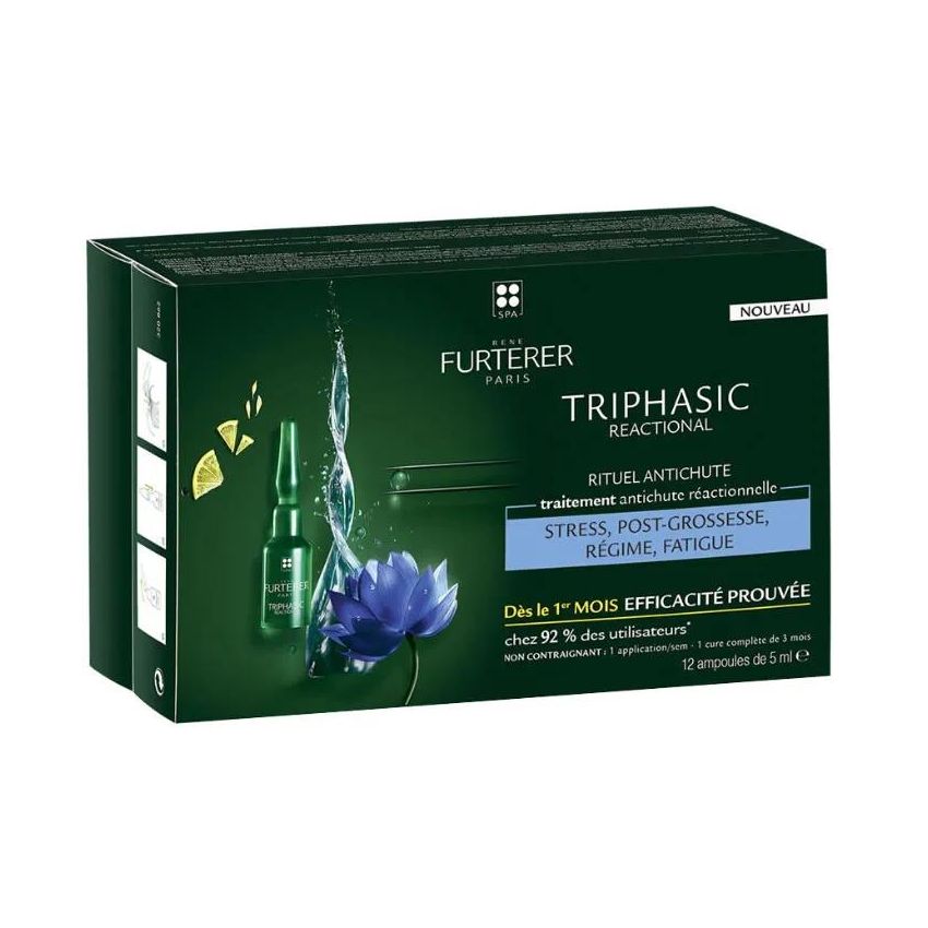 Rene Furterer Triphasic Reactional  Rituel Anti Choute 12X5Ml