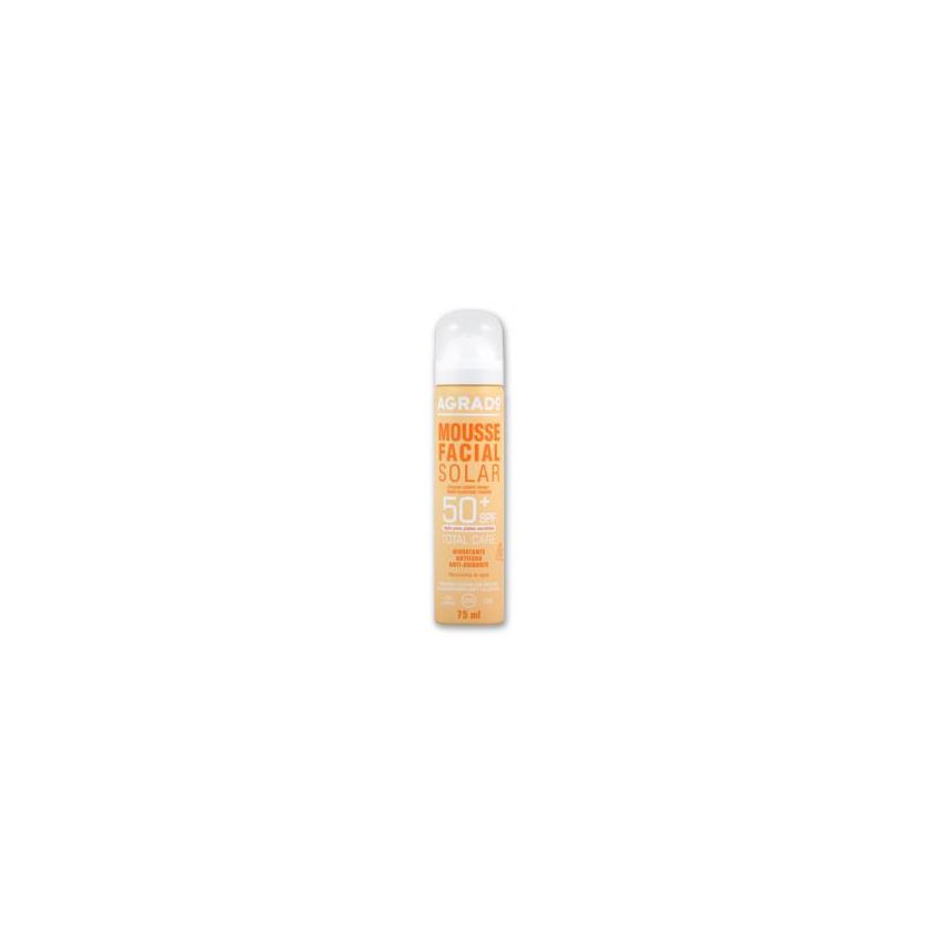 Agrado Mousse Facial Solar Spf50 75Ml