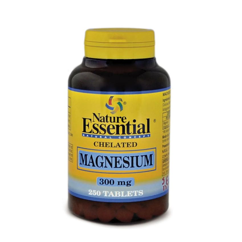 Nature Ess Magnesio Quelado300 Mg 250 Tabletas