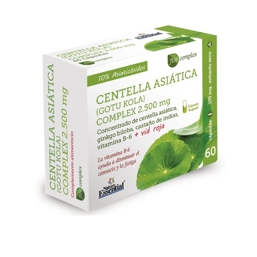 Nature Ess Centella Asiatica Complex 2500 Mg Ext Seco 60 Vcap