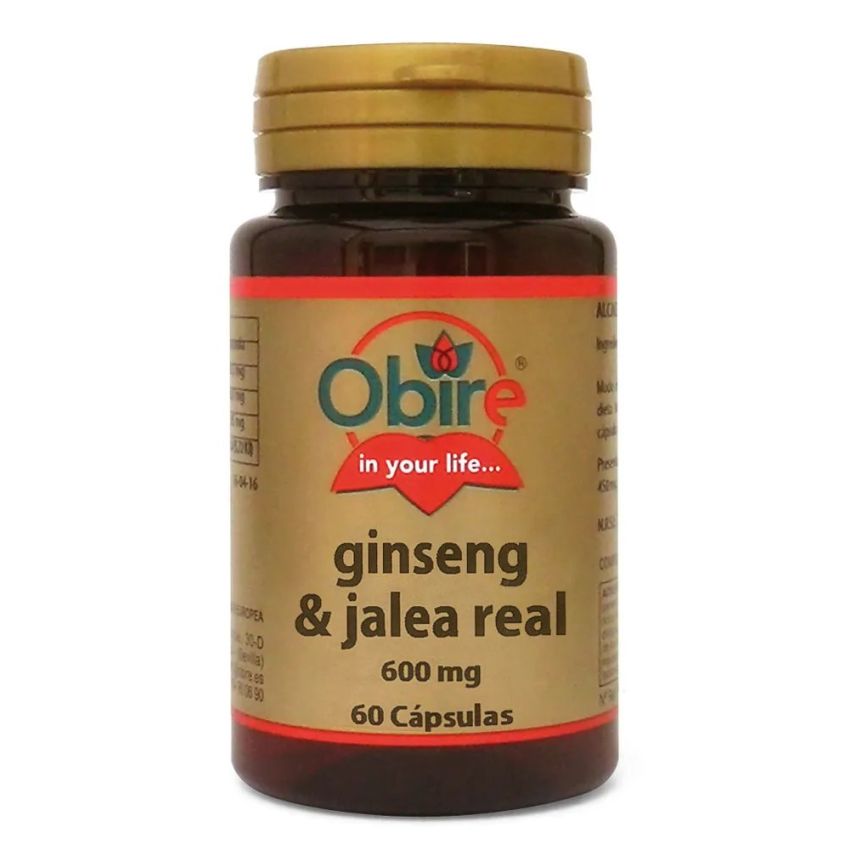 Obire Ginseng Jalea Real 600 Mg 60 Caps