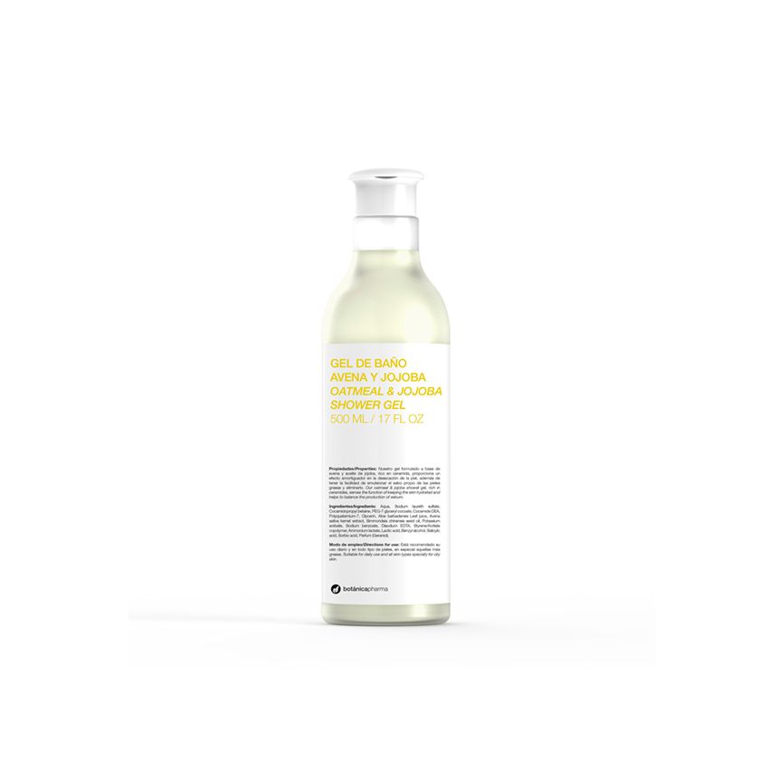 Botánicapharma Gel De Bain À L'Avoine Et Au Jojoba 500Ml