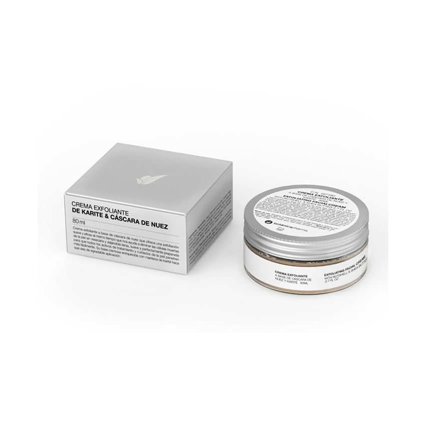 Botánicapharma Crème Exfoliante Pour Le Visage Aux Noix Et Au Beurre De Karité 80Ml