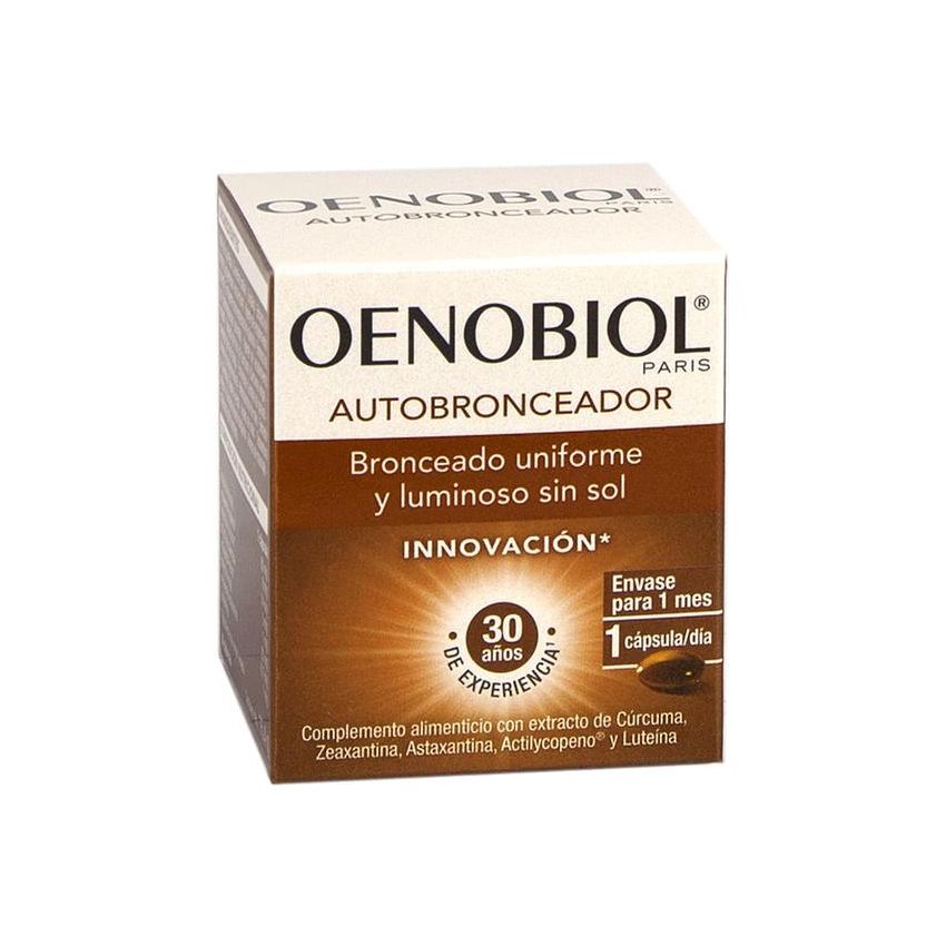 30 Cápsulas Autobronceadoras Oenobiol