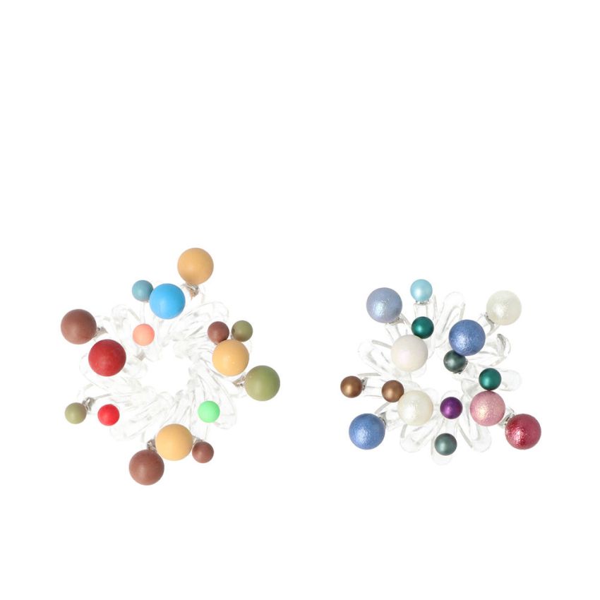 Câble Téléphonique Caoutchouc Boules Mates Et Brillantes - 2 U