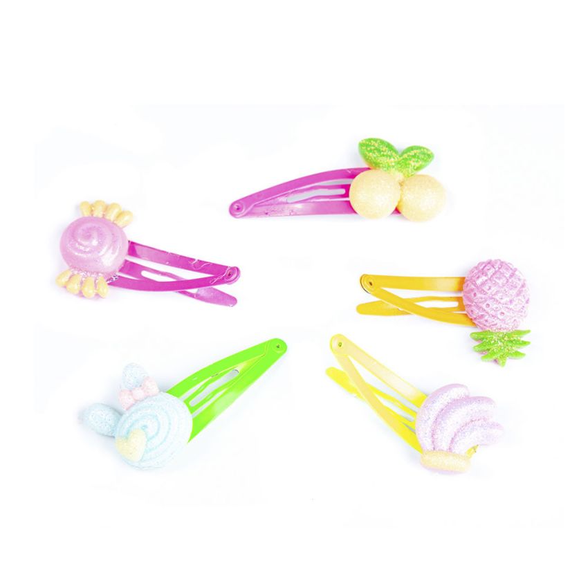 Clips Décors De Fruits 4,5 Cm - 5 U