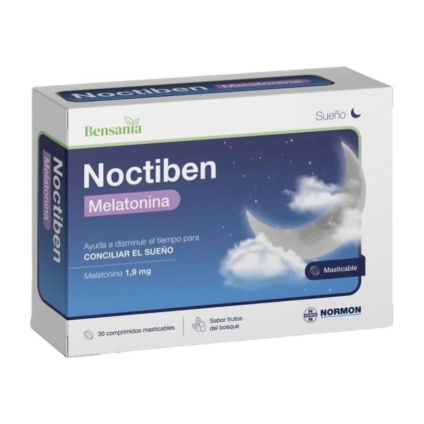 Bensania Noctiben Mélatonine 30 Comprimés