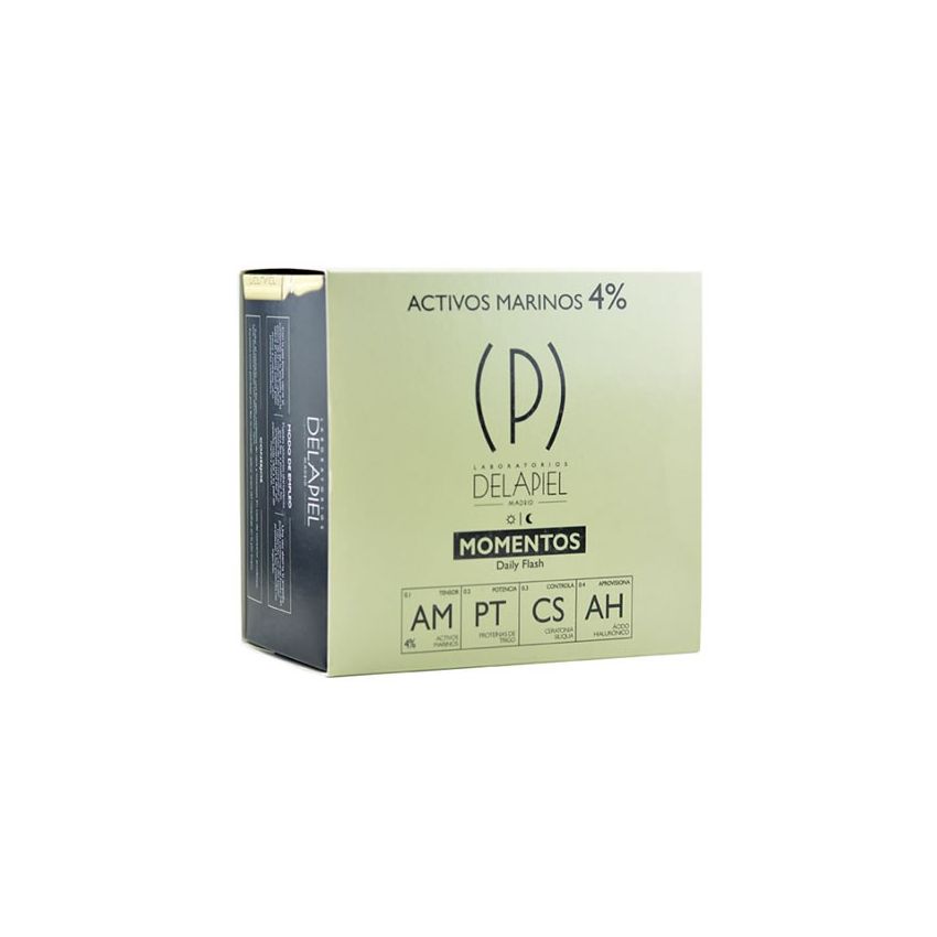 Delapiel Ampoules Marine Active Moments 4% Triple Acci 15X2Ml