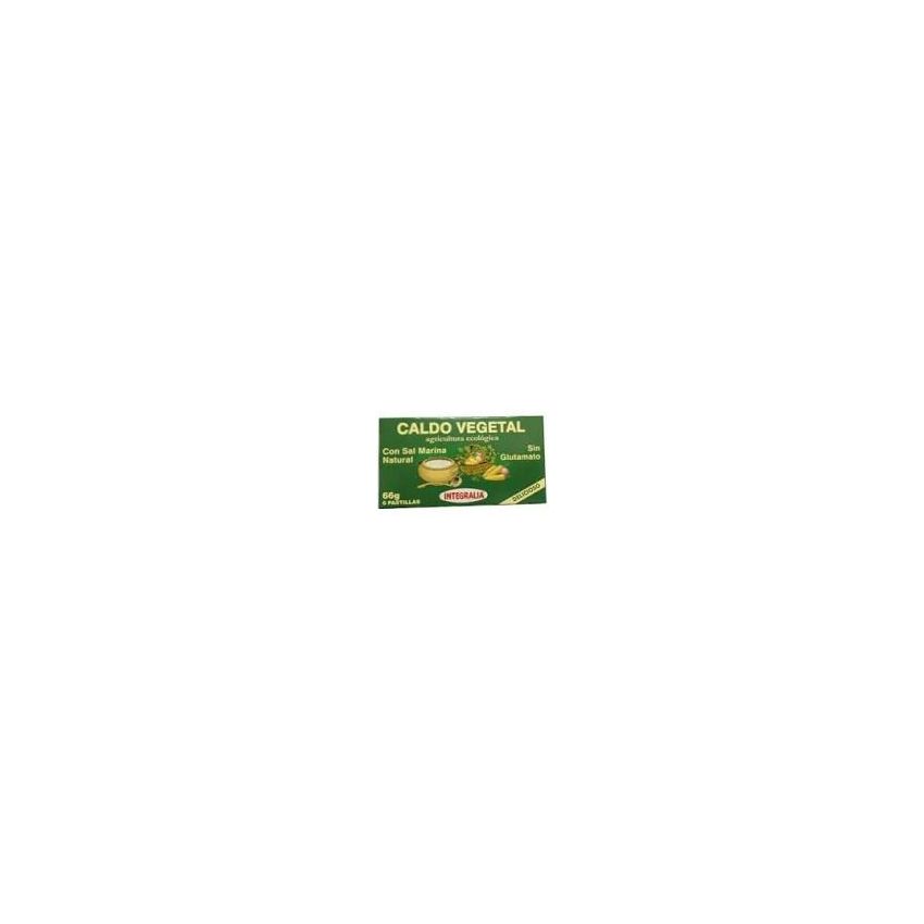 Integralia Caldo Vegetal Eco Con Sal Marina 6 Cubitos X 11G
