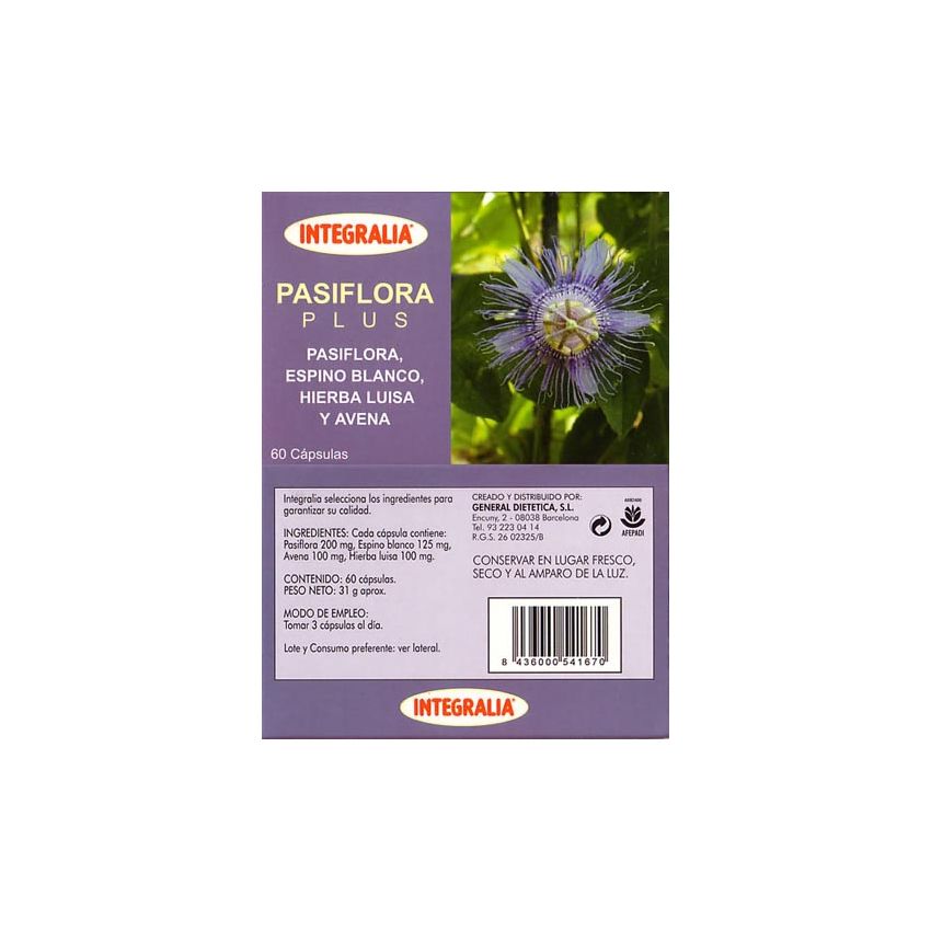Integralia Pasiflora Plus 60 Caps