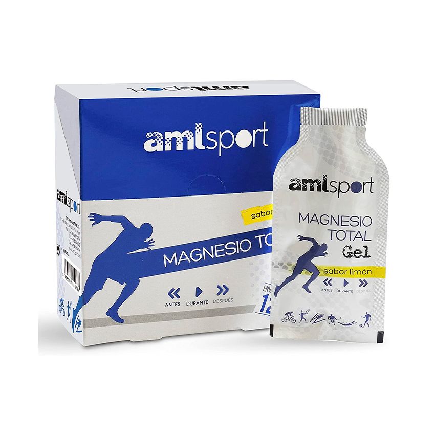 Amlsport Magnesium Total Gel Lemon 12 Sachets