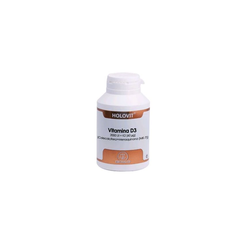 Equisalud Holovit Vitamina D3 2,000 Ui K2 60 Ug 180 Cap