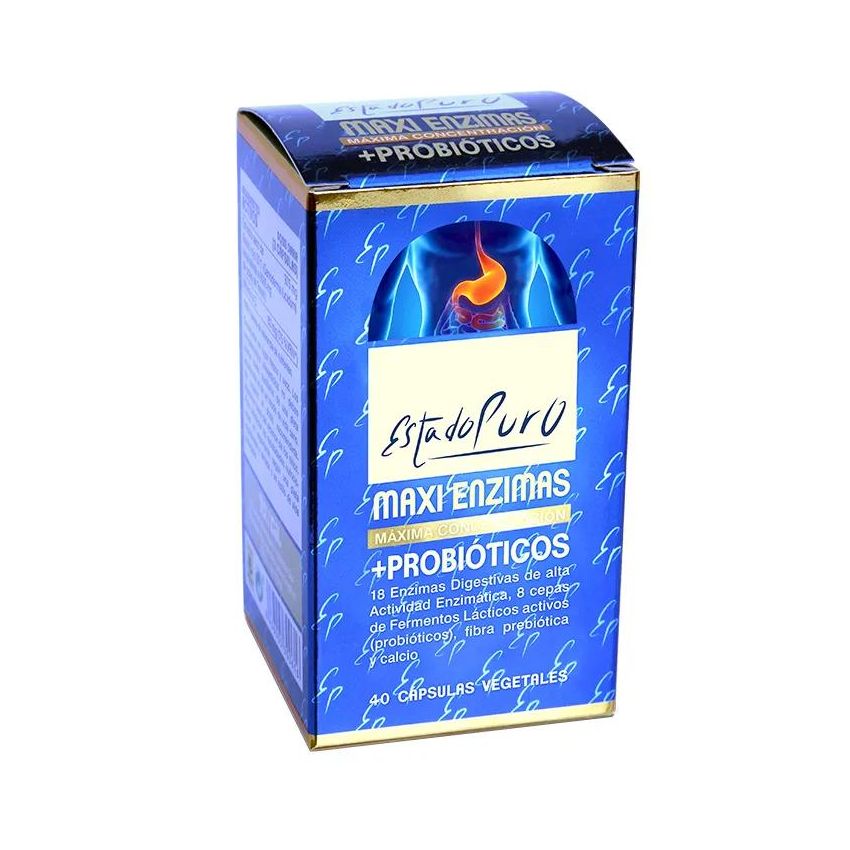 Tongil Estado Puro Maxi Enzimas Con Probioticos 40 Vcaps