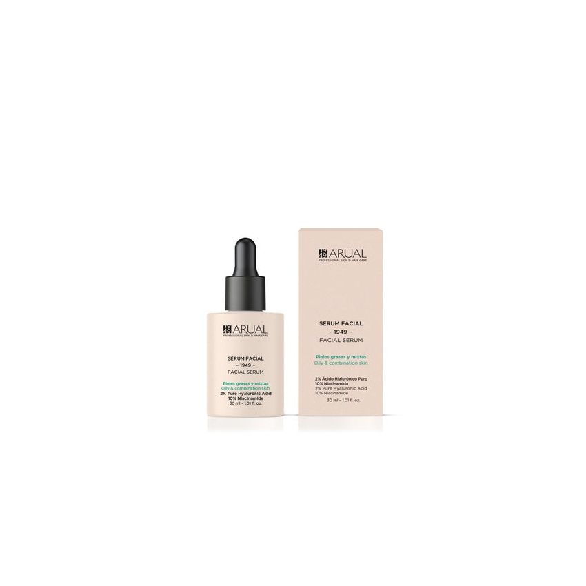Arual Face Serum For Oily And Combination Skin With Pure Hyaluronic Acid And Niacinamide