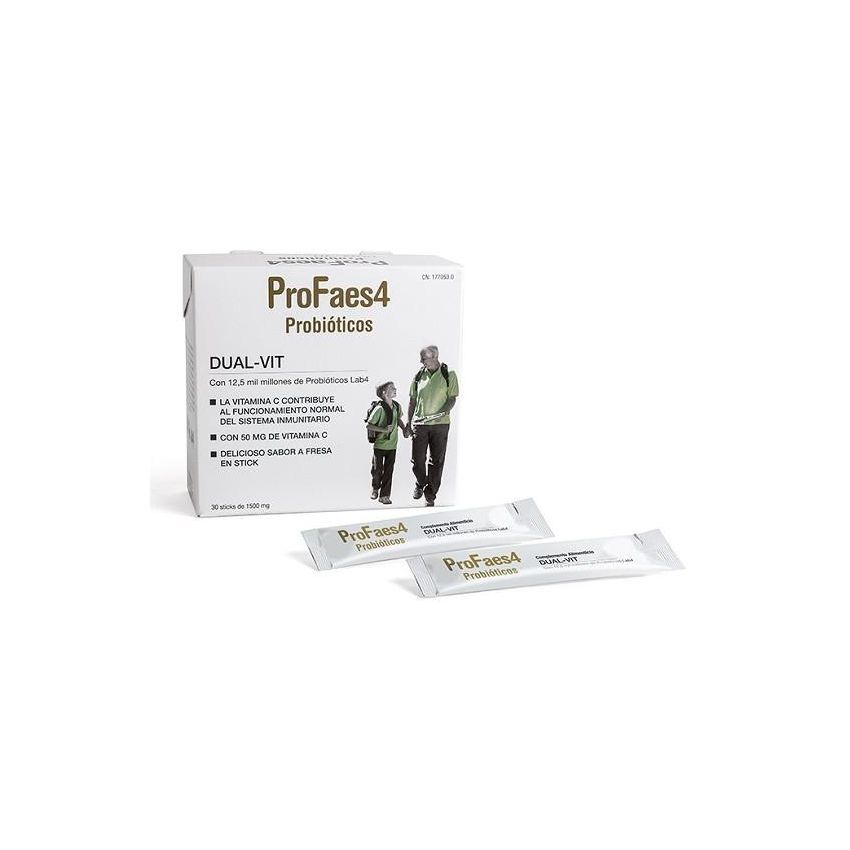 Profaes4 Faes Farma Profaes 4 Probiotic Dual Vit 30 Stick
