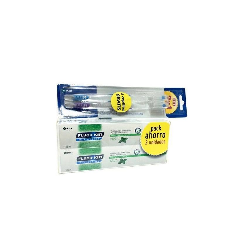 Kin Fluorkin Dentifrice 125Ml Set 4 Produits 2018