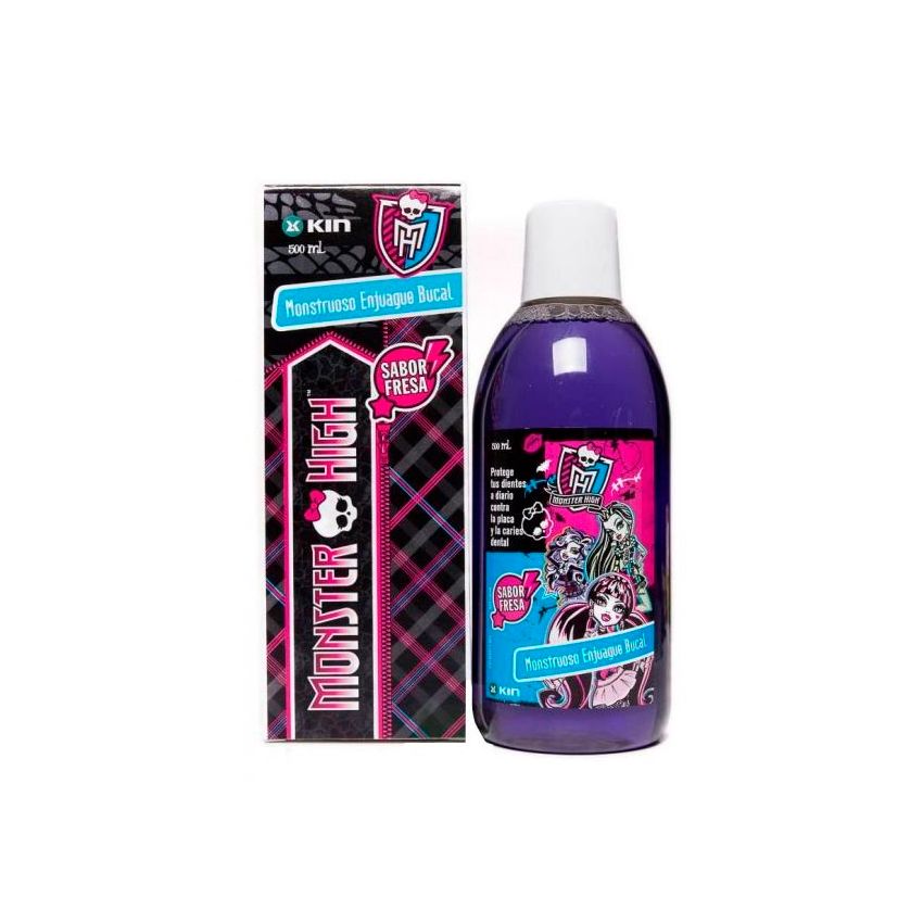 Kin Bain De Bouche Monster High À La Fraise 500Ml