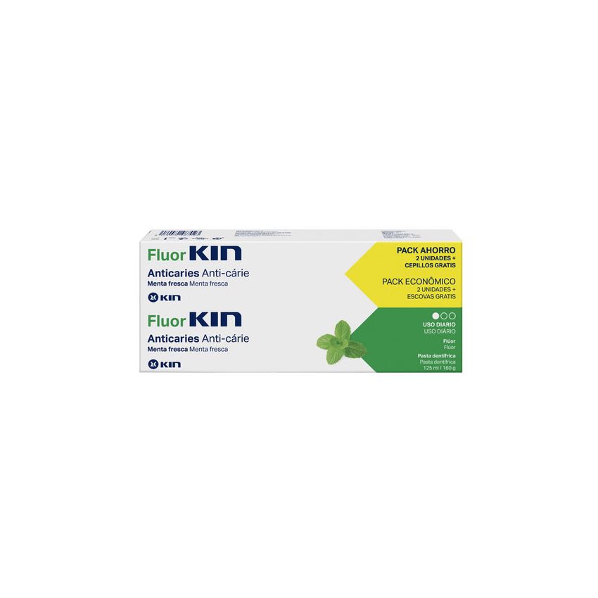 Kin Fluor Dentifrice Á La Menthe 125Mlx2