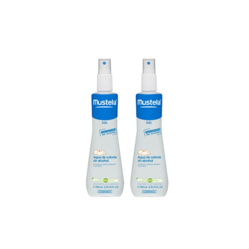Mustela Bébé Double Pack Eau Rafraichissante Et Coiffante 200Ml
