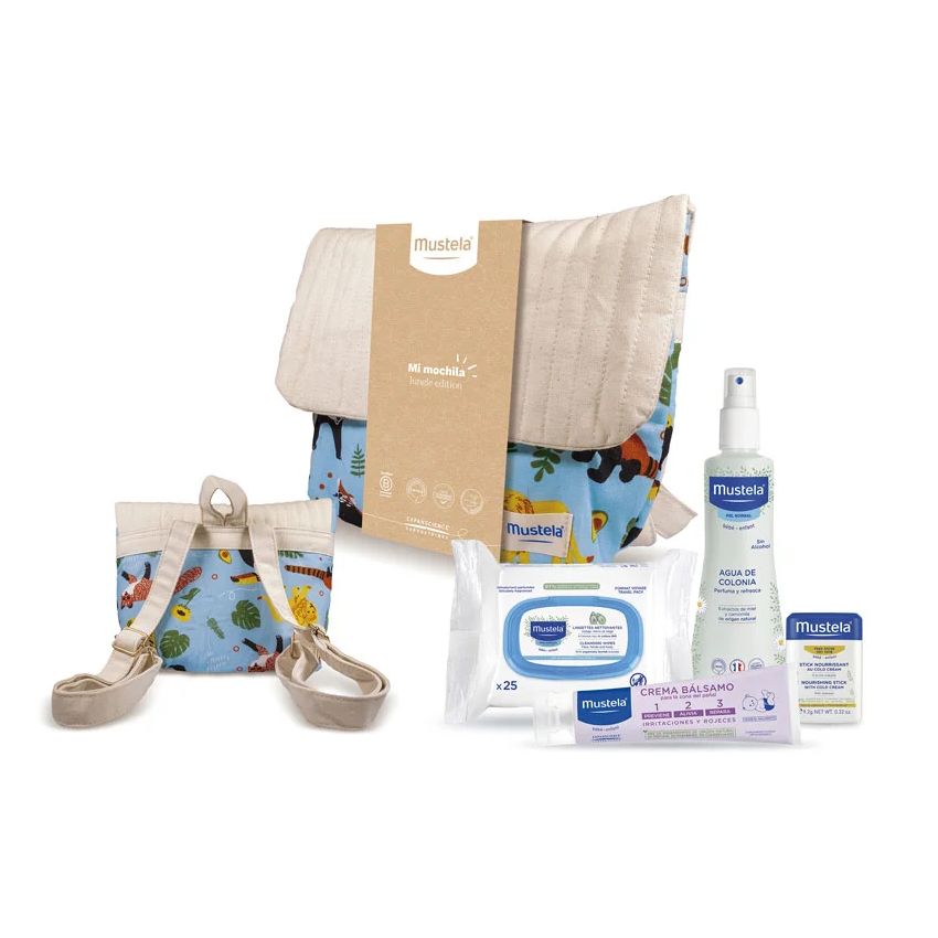 Mustela Ensemble Sac Á Dos  Jungle 5 Pièces