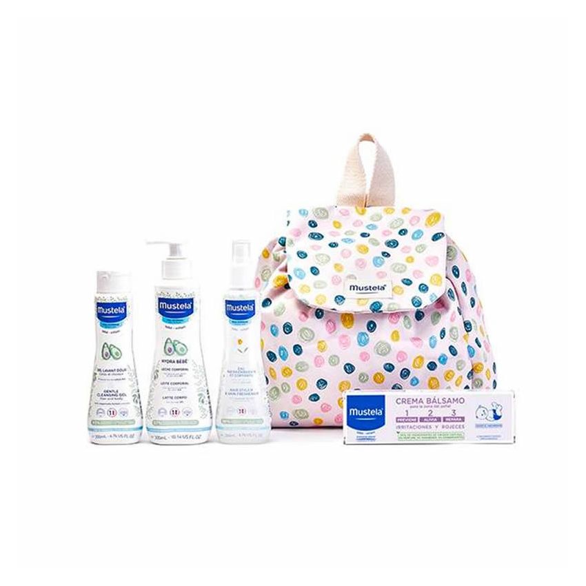 Mustela Little Moments Set De Sacs A Dos A Pois 5 Pièces