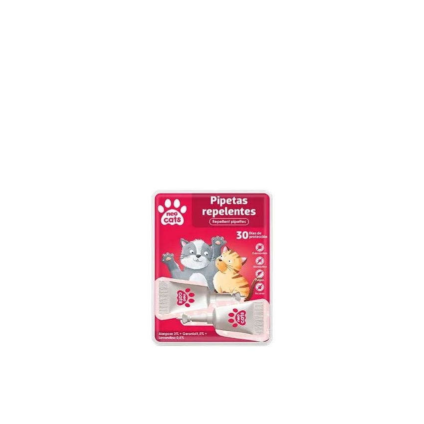 Pipettes Insectifuges Pour Chats Neovital 2 Unités