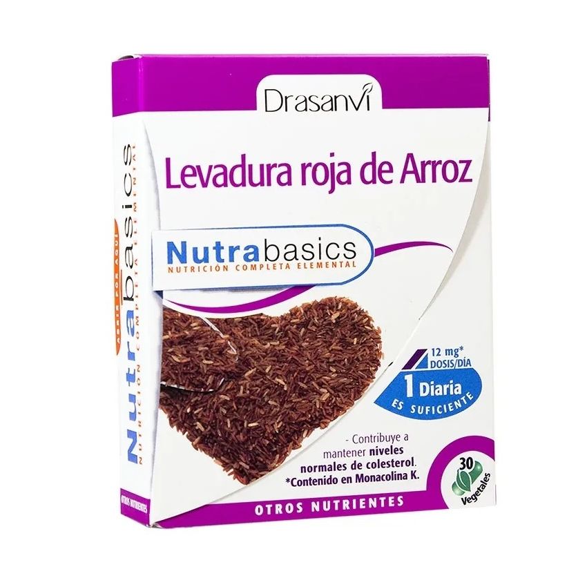 Levadura Roja De Arroz 30 Caps Nutrabasicos