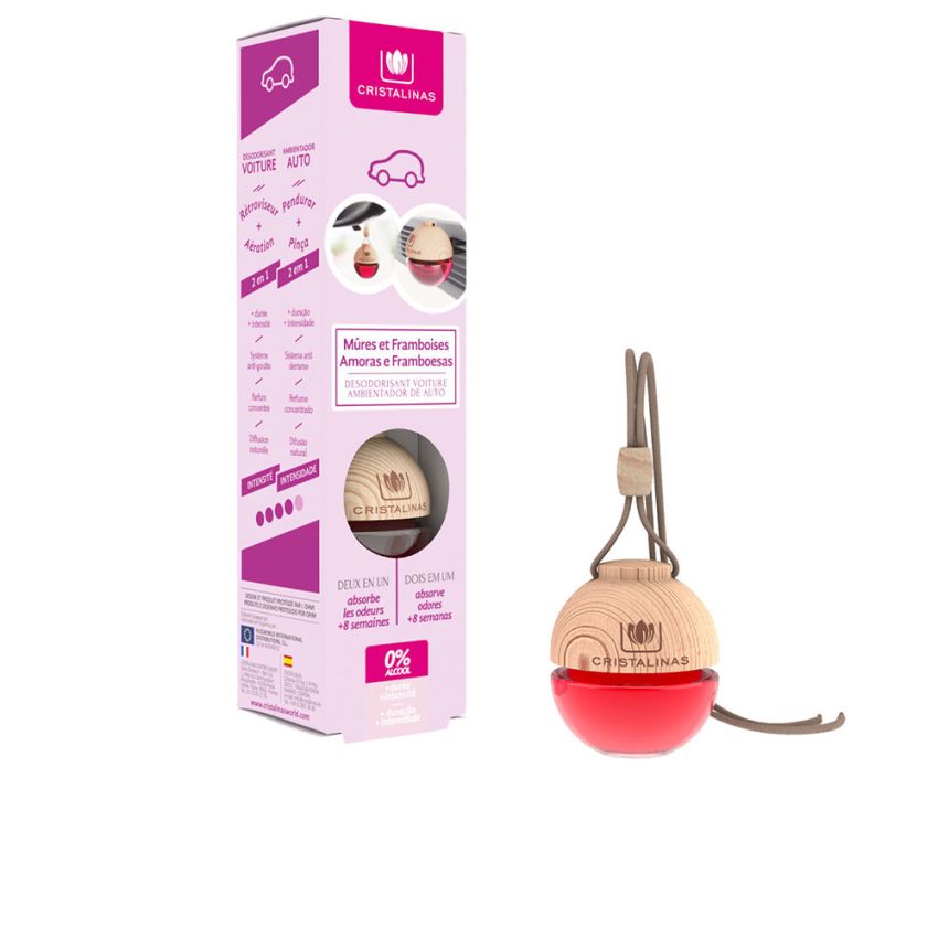 Désodorisant Car 0% #Mûres Et Framboises - 6 G
